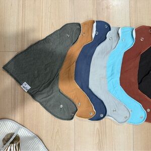 Copper Pearl Bandana Bibs - Solids 7 total
